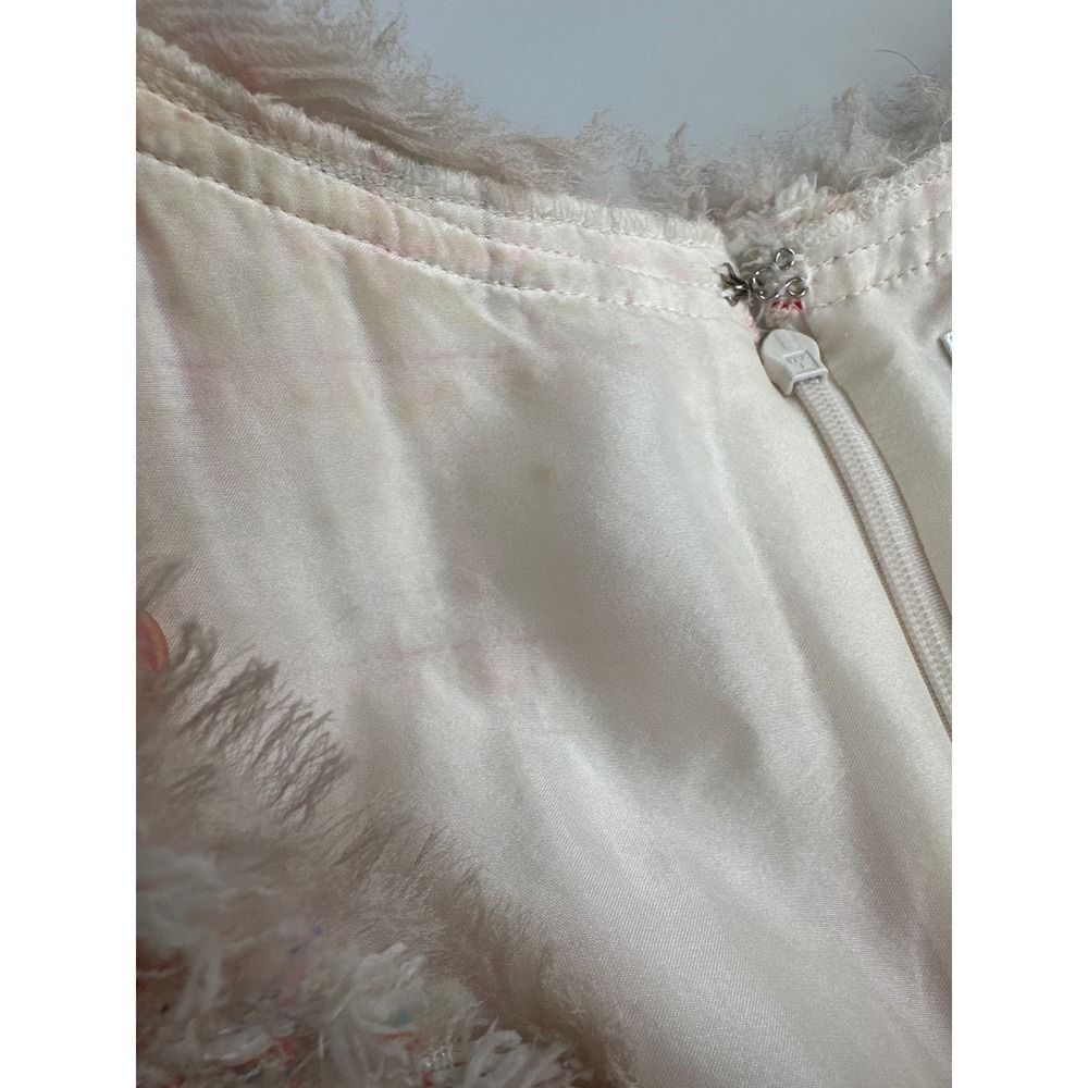 Authenticated Chanel Vintage 2004 PINK/CREAM Tweed Multicolor Dress Size 36 - Picture 11 of 11